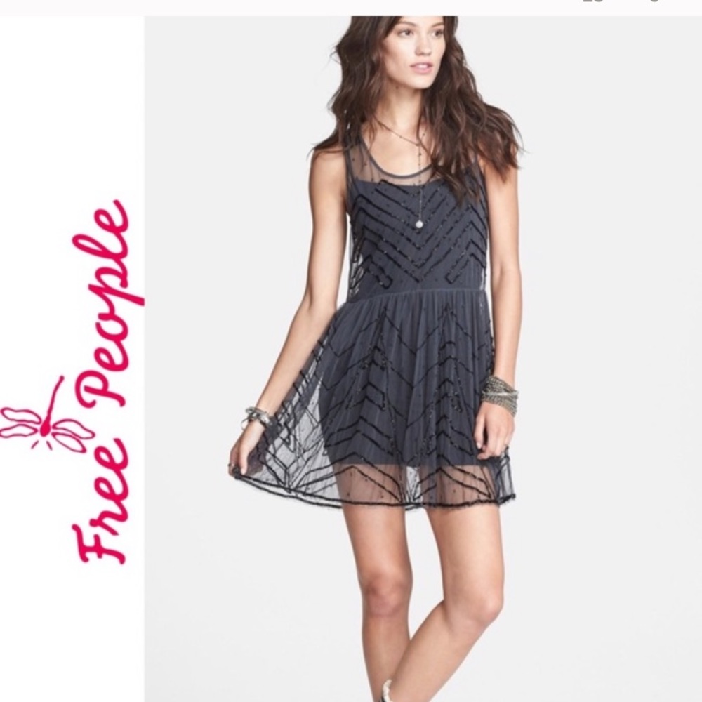 Free people sequent mini party dress